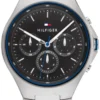 Tommy Hilfiger Justin 1792054 Ø44 mm czarna tarcza – zdjęcie główne