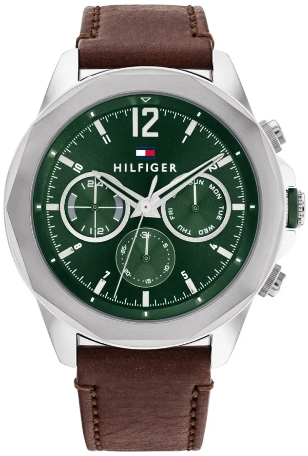 Tommy Hilfiger Lars 1792064 Ø46 mm zielona tarcza – zdjęcie główne