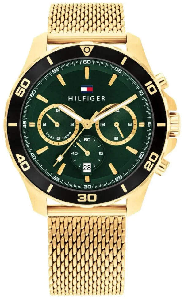 Tommy Hilfiger Jordan 1792093 Ø43 mm zielona tarcza – zdjęcie główne