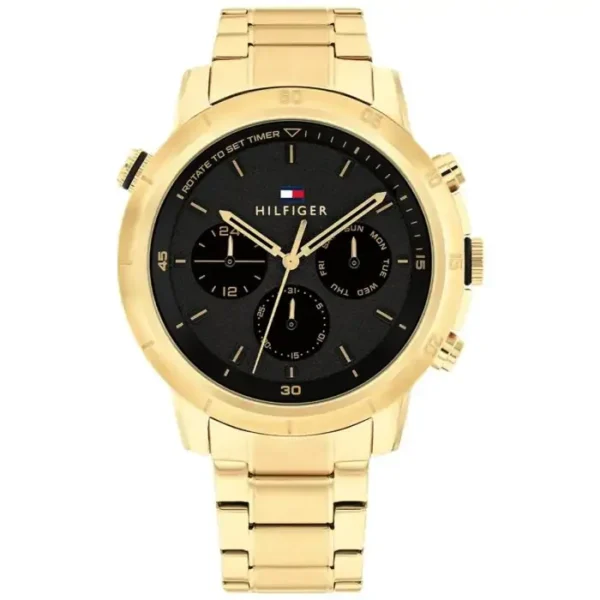 Tommy Hilfiger Troy 1792109 Ø46 mm czarna tarcza – zdjęcie główne
