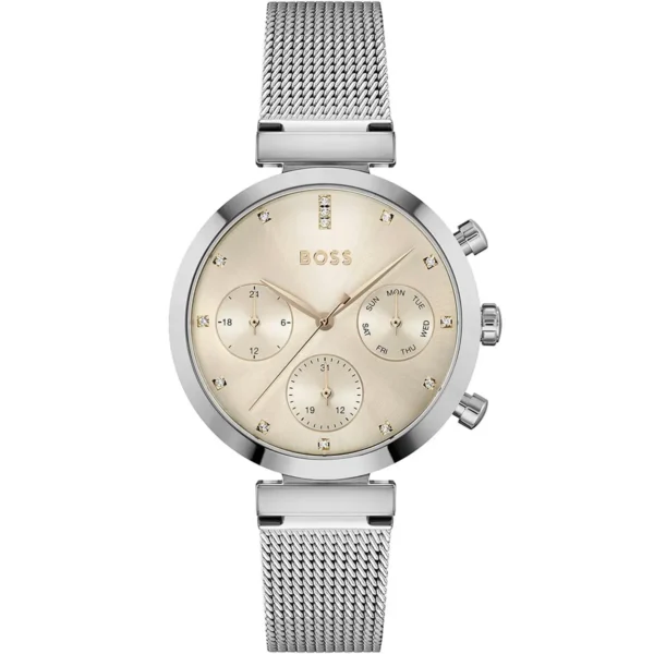 Elegancki damski zegarek Hugo Boss Flawless 1502625 z kopertą o średnicy 36mm – zdjęcie główne