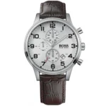 Klasyczny męski zegarek Hugo Boss 1512447 z kopertą ze stali nierdzewnej o średnicy 42mm – zdjęcie główne