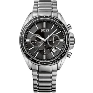 Męski zegarek Hugo Boss Driver Chronograph 1513080 z czarną kopertą o średnicy 44mm z powlekaniem PVD – zdjęcie główne