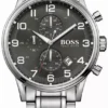 Męski zegarek Hugo Boss Aeroliner Chronograph 1513181 z kopertą ze stali nierdzewnej o średnicy 44mm – zdjęcie główne