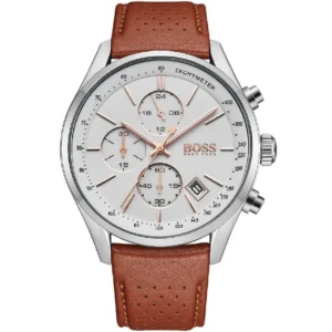 Męski zegarek Hugo Boss Chronograph 1513475 z kopertą ze stali nierdzewnej o średnicy 46mm – zdjęcie główne