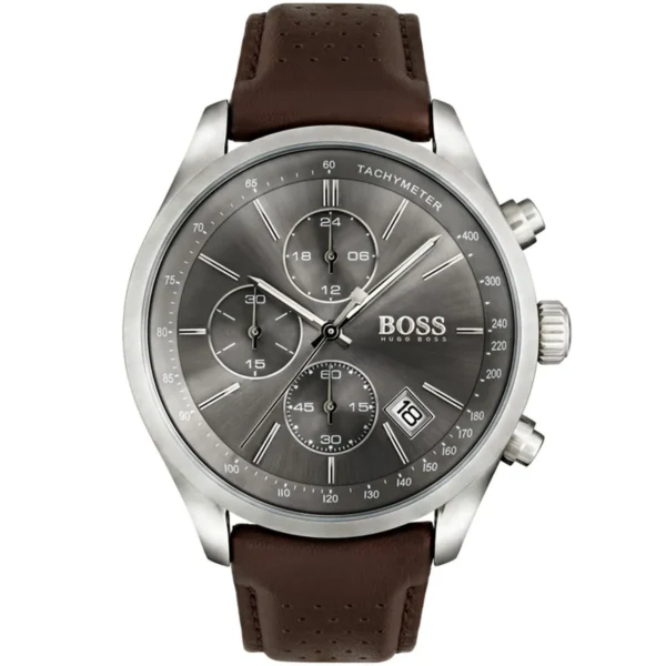Męski zegarek Hugo Boss Chronograph 1513476 z kopertą ze stali nierdzewnej o średnicy 44mm – zdjęcie główne