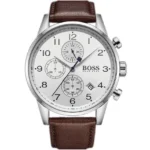 Męski zegarek Hugo Boss Chronograph 1513495 z kopertą ze stali nierdzewnej o średnicy 44mm – zdjęcie główne