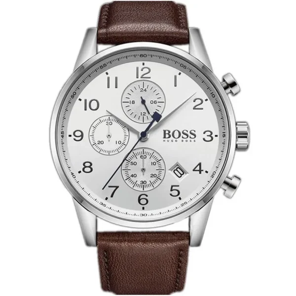 Męski zegarek Hugo Boss Chronograph 1513495 z kopertą ze stali nierdzewnej o średnicy 44mm – zdjęcie główne