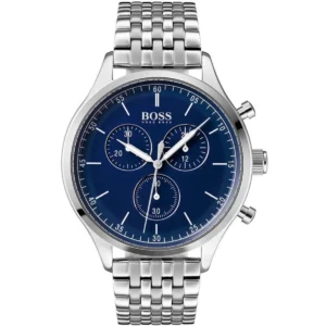 Męski zegarek Hugo Boss Companion 1513653 ze stalową kopertą o średnicy 43mm – zdjęcie główne