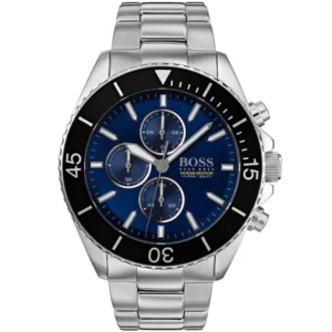 Męski zegarek Hugo Boss Ocean Edition Chrono 1513704 ze stalową kopertą o średnicy 46mm – zdjęcie główne