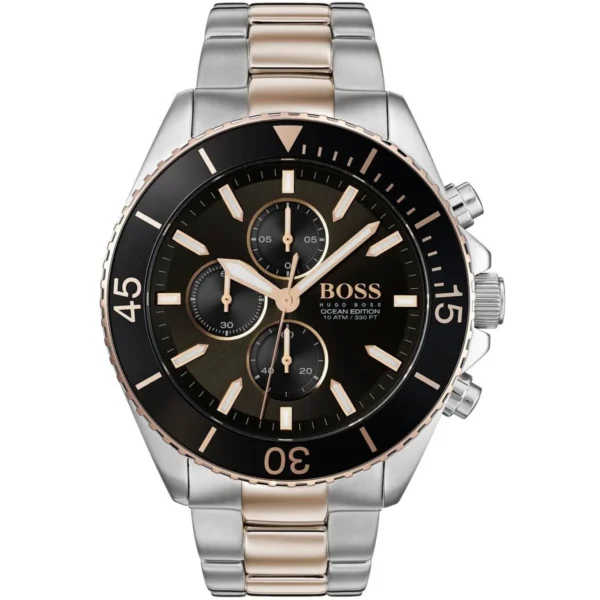 Męski zegarek Hugo Boss Ocean Edition 1513705 ze stalową kopertą o średnicy 46mm – zdjęcie główne