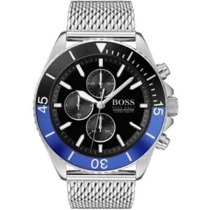 Męski zegarek Hugo Boss Ocean Edition 1513742 ze stalową kopertą o średnicy 46mm – zdjęcie główne