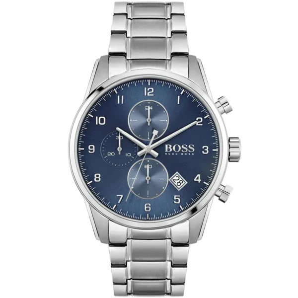 Męski zegarek Hugo Boss Skymaster 1513784 ze stalową kopertą o średnicy 44mm – zdjęcie główne