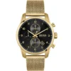 Męski zegarek Hugo Boss Skymaster 1513838 ze złotą kopertą o średnicy 44mm – zdjęcie główne