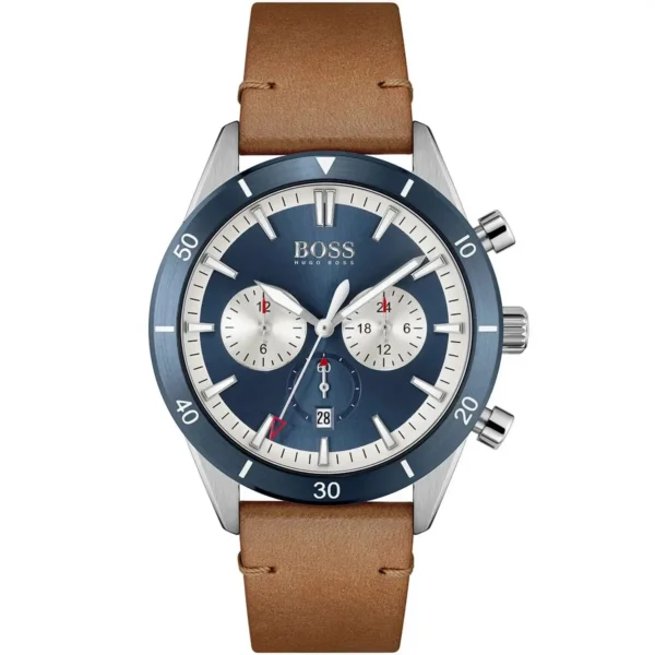 Męski zegarek Hugo Boss Pilot 1513860 ze stalową kopertą o średnicy 44mm – zdjęcie główne