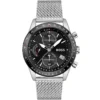 Męski zegarek Hugo Boss Pilot Edition Chrono 1513886 z kopertą ze stali nierdzewnej o średnicy 44 mm – zdjęcie główne