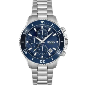 Męski zegarek Hugo Boss Admiral 1513907 ze stalową kopertą o średnicy 46 mm – zdjęcie główne