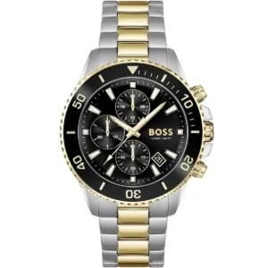 Męski zegarek Hugo Boss Admiral 1513908 ze stalowo-bicolor kopertą o średnicy 46 mm – zdjęcie główne