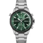 Męski zegarek Hugo Boss Globetrotter 1513930 z kopertą ze stali szlachetnej o średnicy 46 mm – zdjęcie główne
