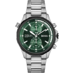 Męski zegarek Hugo Boss Globetrotter 1513930 z kopertą ze stali szlachetnej o średnicy 46 mm – zdjęcie główne
