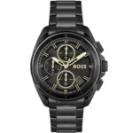 Męski zegarek Hugo Boss Volane 1513950 z czarną stalową kopertą Ø44 mm – zdjęcie główne