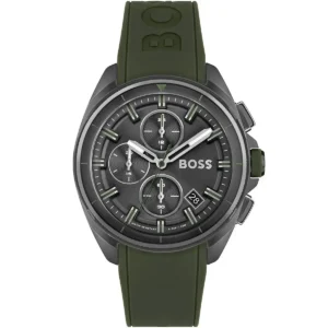 Męski zegarek Hugo Boss Volane 1513952 ze stalową kopertą grafitową o średnicy 44mm – zdjęcie główne
