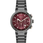 Męski zegarek Hugo Boss One 1514000 z grafitową stalową kopertą Ø44 mm – zdjęcie główne
