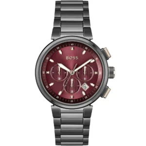 Męski zegarek Hugo Boss One 1514000 z grafitową stalową kopertą Ø44 mm – zdjęcie główne