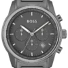Męski zegarek Hugo Boss Trace 1514005 z kopertą ze stali nierdzewnej grafitowej Ø44 mm – zdjęcie główne