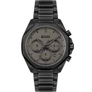 Męski zegarek Hugo Boss Cloud 1514016 z czarną stalową kopertą Ø43 mm – zdjęcie główne