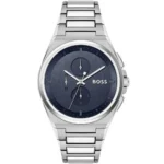 Męski zegarek Hugo Boss Steer 1514048 ze stalową kopertą Ø45 mm – zdjęcie główne