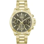 Męski zegarek Hugo Boss Troper 1514059 z PVD złotą kopertą Ø45 mm – zdjęcie główne