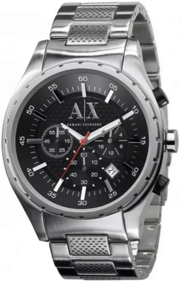 Męski chronograf AX1057 Armani Exchange z czarną tarczą