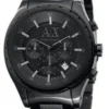 Męski chronograf AX1058 Armani Exchange z czarną tarczą – oryginalne zdjęcie główne