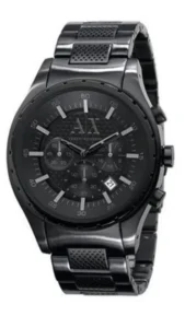 Męski chronograf AX1058 Armani Exchange z czarną tarczą