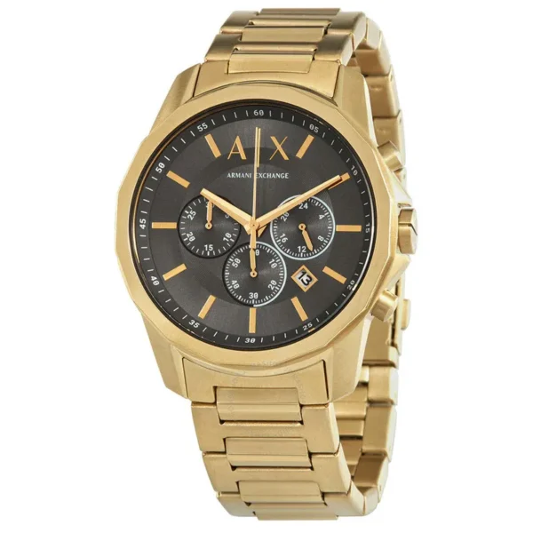 Męski chronograf AX1721 Armani Exchange z grafitową tarczą