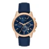 Męski chronograf AX1723 Armani Exchange z niebieską tarczą – oryginalne zdjęcie główne
