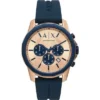 Męski chronograf AX1730 Armani Exchange z rose gold – oryginalne zdjęcie główne
