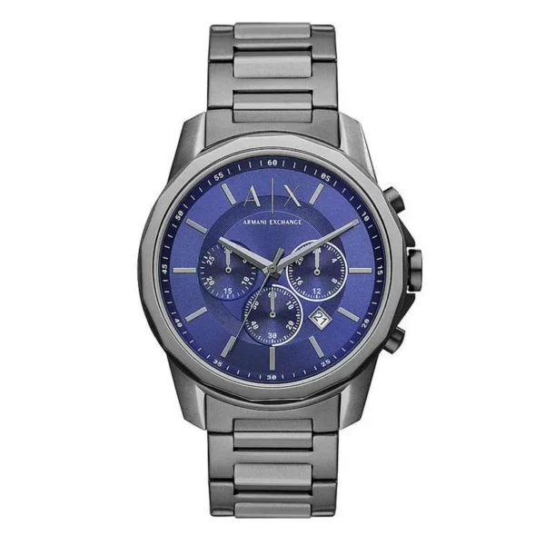 Męski chronograf AX1731 Armani Exchange z niebieską tarczą – oryginalne zdjęcie główne