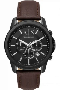 Męski chronograf AX1732 Armani Exchange z czarną kopertą
