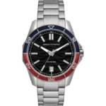 Męski zegarek AX1955 Armani Exchange z czarną bransoletą