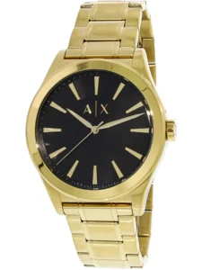 Męski zegarek AX2328 Armani Exchange z pozłacaną bransoletą