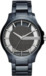 Męski smartwatch AX2401 Armani Exchange z srebrną kopertą