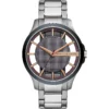 Męski smartwatch AX2405 Armani Exchange z dwukolorową kopertą – oryginalne zdjęcie główne
