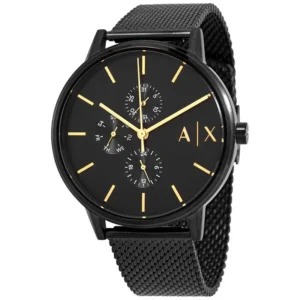 Męski zegarek AX2716 Armani Exchange z czarną tarczą