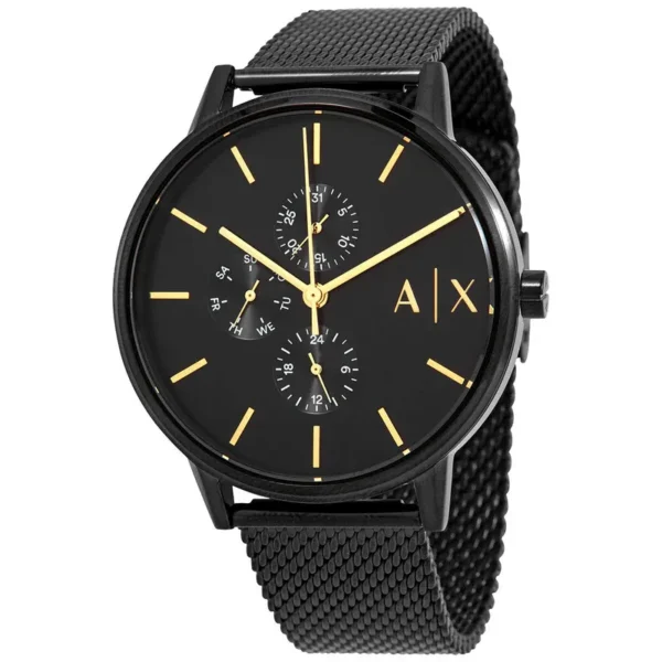Męski zegarek AX2716 Armani Exchange z czarną tarczą