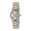 Zegarek damski Gucci G-Timeless YA1265016 kompaktowa stalowa koperta Ø28 mm z minimalistyczną tarczą zdjęcie główne