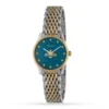 Zegarek damski Gucci G-Timeless YA1265029 niebieska tarcza z diamentowymi akcentami i stalowa koperta Ø32 mm zdjęcie główne