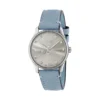 Zegarek damski Gucci G-Timeless YA1265039 srebrna tarcza i niebieski skórzany pasek zdjęcie główne