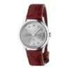 Zegarek damski Gucci G-Timeless YA1265057 skórzany pasek z krokodyla i luminescencyjne wskazówki zdjęcie główne